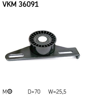 Polea tensora, correa auxiliar servicios SKF ref. VKM 36091